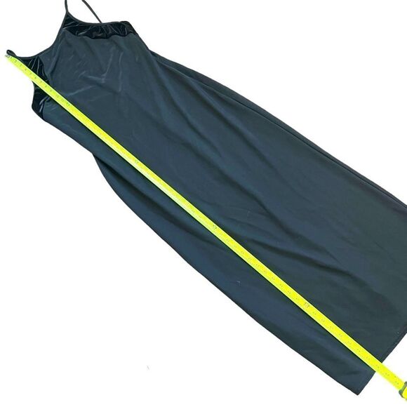 Vintage Gunne Sax 90s Y2K Velvet Panel Slip Maxi Dress - Picture 10 of 12